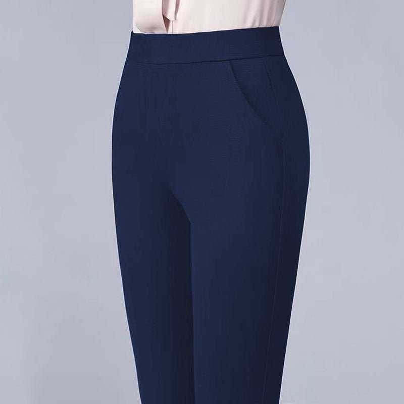 best Office Lady Loose Big Size Pencil Pants Spring Summer Elegant Women 5XL Pockets High Waist Casual Solid Straight Trousers 2022 0 shop online at M2K Trends for