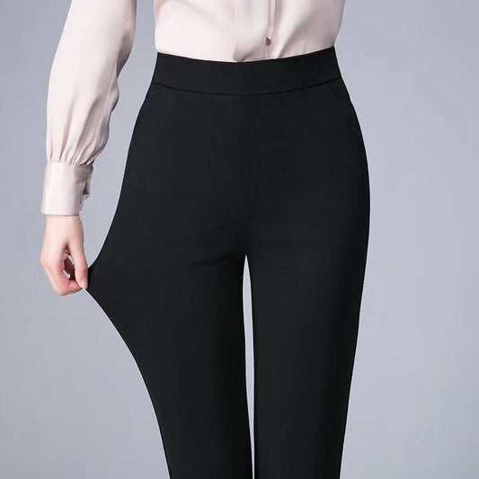 best Office Lady Loose Big Size Pencil Pants Spring Summer Elegant Women 5XL Pockets High Waist Casual Solid Straight Trousers 2022 0 shop online at M2K Trends for