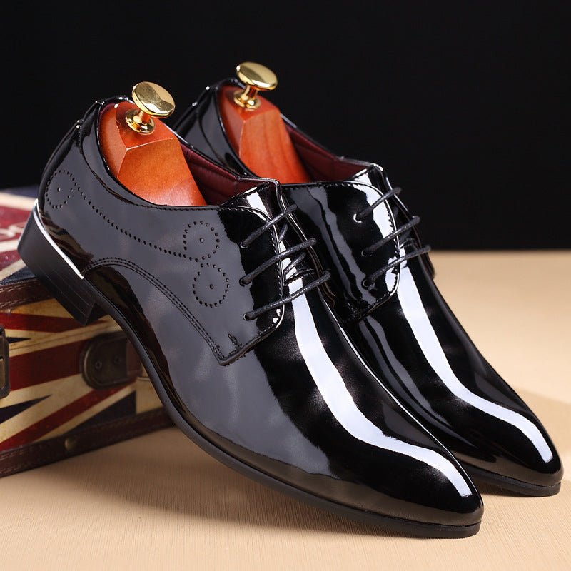 best Personality Youth Leather Shoes Trend Wedding Shoes Shoes shop online at M2K Trends for