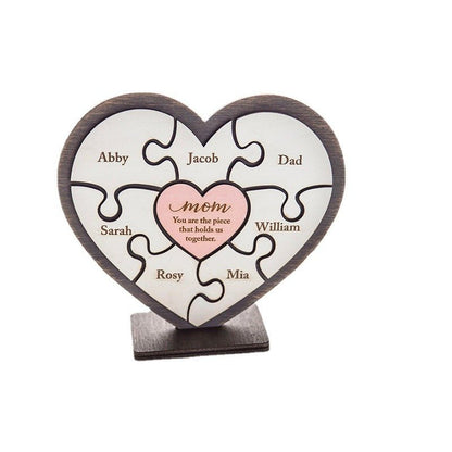 best Personalized Name Wooden Puzzle Mother's Day Gift Home & Garden shop online at M2K Trends for gift