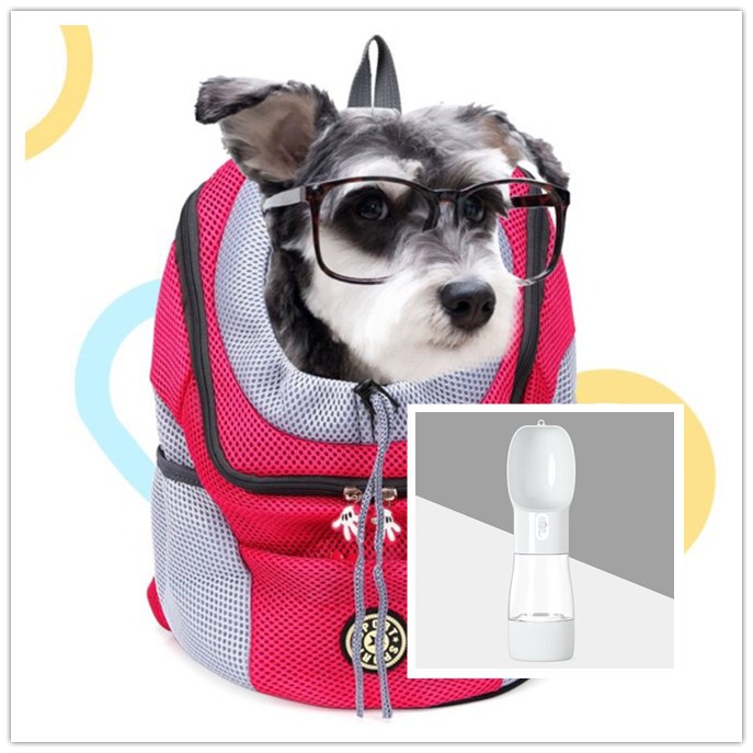 best Pet Dog Carrier Carrier For Dogs Backpack Out Double Shoulder Portable Travel Outdoor Carrier Bag Mesh 0 shop online at M2K Trends for