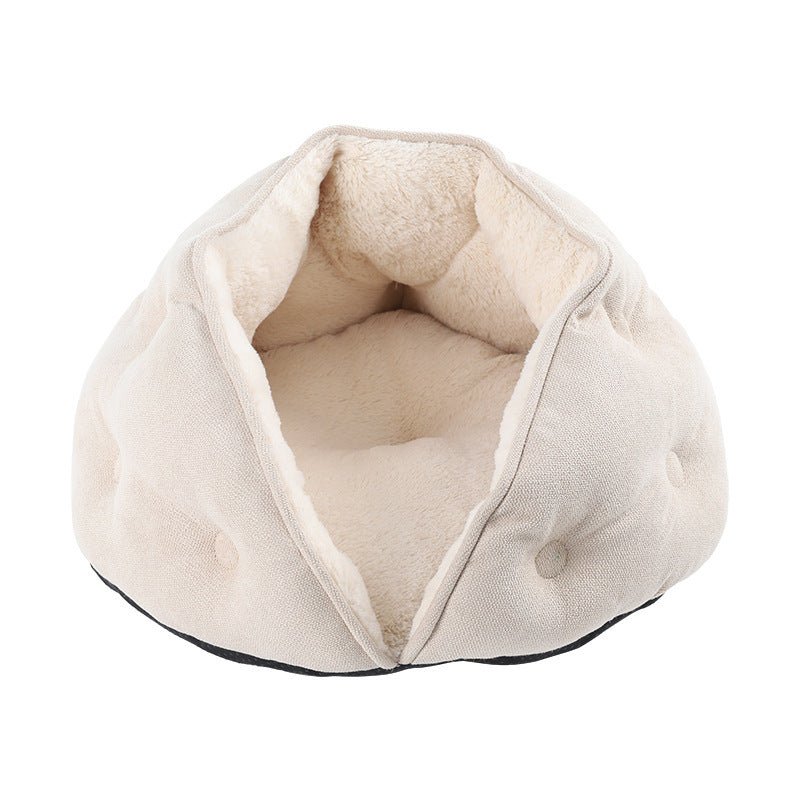 best Pet Short Plush Shell Dumpling Nest Fleece Warm 0 shop online at M2K Trends for