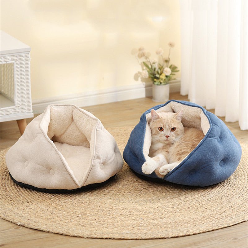 best Pet Short Plush Shell Dumpling Nest Fleece Warm 0 shop online at M2K Trends for