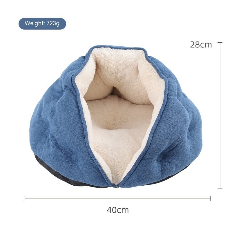 best Pet Short Plush Shell Dumpling Nest Fleece Warm 0 shop online at M2K Trends for