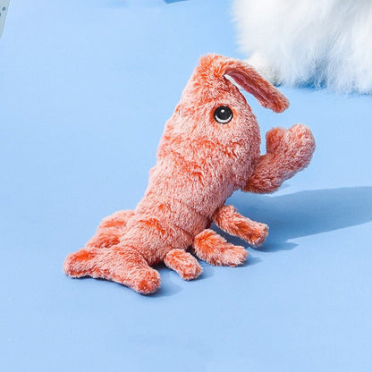 best Pet Toys Electric Jumping Shrimp USB Charging Simulation Lobster Funny Cat Plush Pets Toy Pet Toys Electric Jumping Shrimp shop online at M2K Trends for Pet Toys Electric Jumping Shrimp