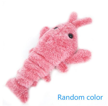 best Pet Toys Electric Jumping Shrimp USB Charging Simulation Lobster Funny Cat Plush Pets Toy Pet Toys Electric Jumping Shrimp shop online at M2K Trends for Pet Toys Electric Jumping Shrimp