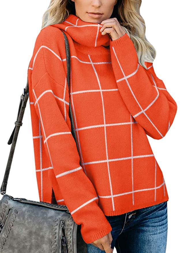 best Plaid sweater pullover plaid sweater 0 shop online at M2K Trends for