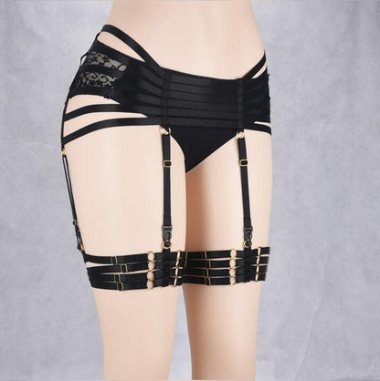 best Punk Goth Harajuku Style Handmade Garter Belt Clothing shop online at M2K Trends for Punk Goth Harajuku Style Handmade Garter Belt