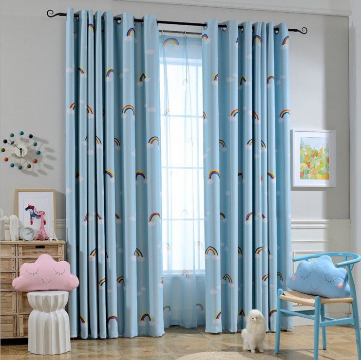 best Rainbow Children Boys And Girls Bedroom Den Blackout Curtain Cloth 0 shop online at M2K Trends for