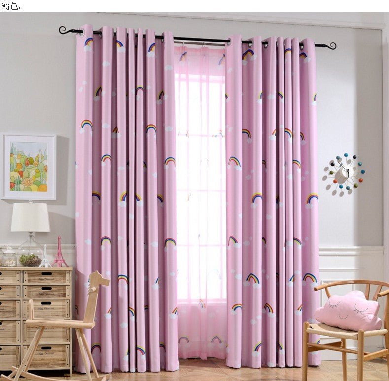 best Rainbow Children Boys And Girls Bedroom Den Blackout Curtain Cloth 0 shop online at M2K Trends for