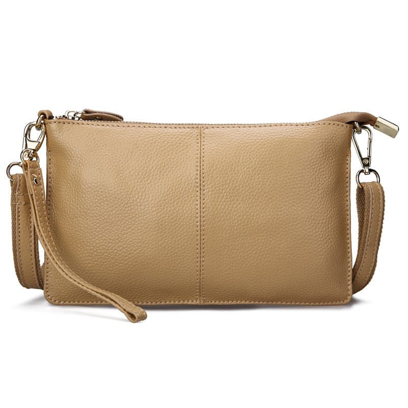 best RanHuang Women Genuine Leather Day Clutches Candy Color Shoulder Bags Women&#39;s Fashion Crossbody Bags Small Clutch Bags 0 shop online at M2K Trends for