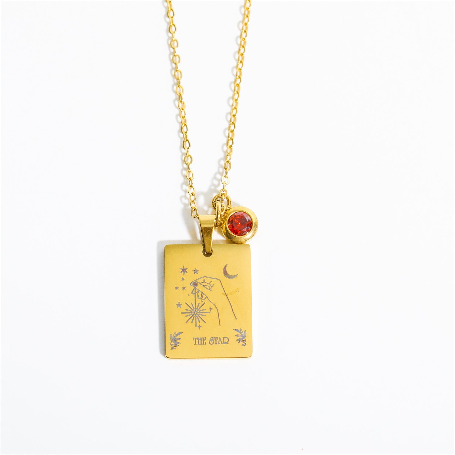 best Retro Tarot Simple Line Necklace For Women 0 shop online at M2K Trends for