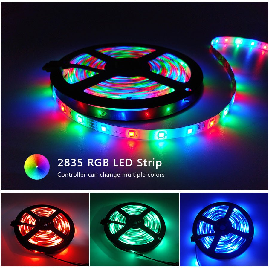 best RGB 300 LED strip light 5m 60LEDs/m 5050 SMD 2835 White Warm White Red Lighting shop online at M2K Trends for LED Lighting