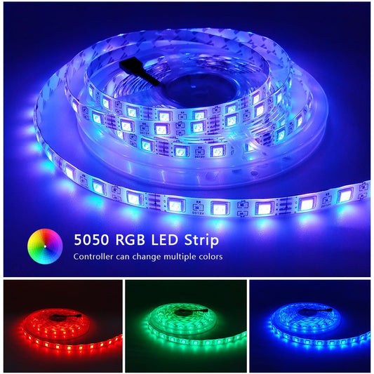 best RGB 300 LED strip light 5m 60LEDs/m 5050 SMD 2835 White Warm White Red Lighting shop online at M2K Trends for LED Lighting