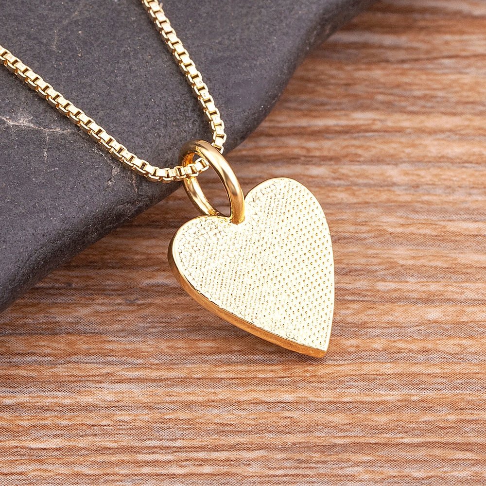 best Romantic Heart Couple Necklace 5 Colors Simple Valentine&#39;s Day Sweater Chain Best Friend Lovers Wedding Party Gift Jewelry 0 shop online at M2K Trends for