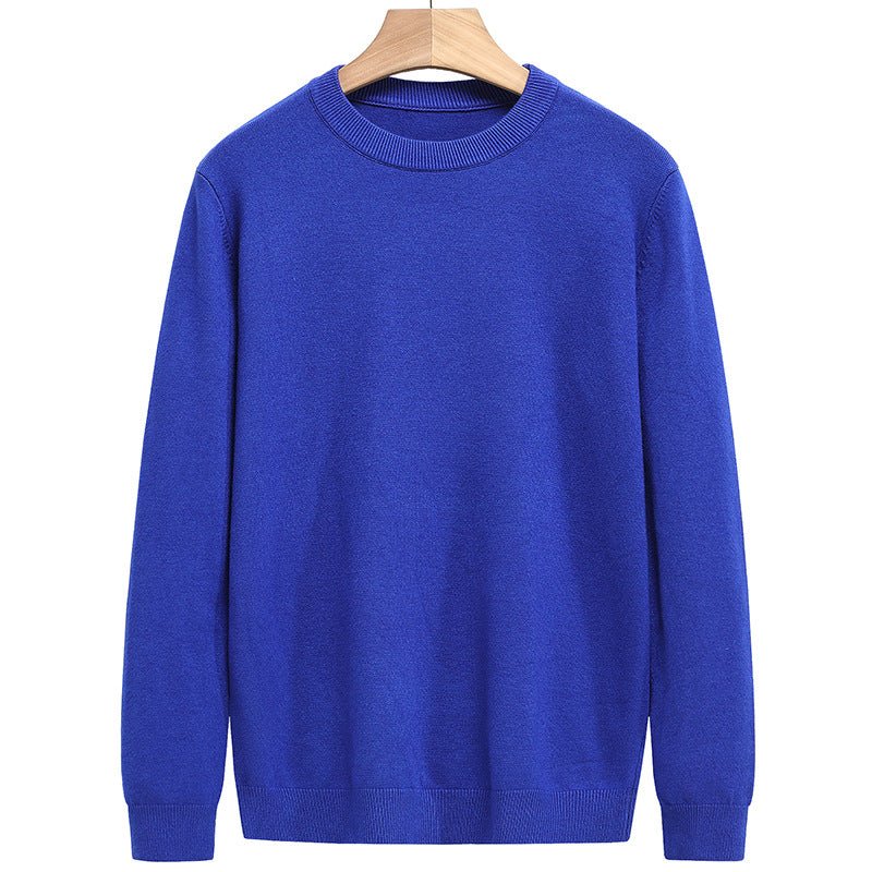 best Round Neck Sweater Solid Color Sweater Knit Sweater Men 0 shop online at M2K Trends for