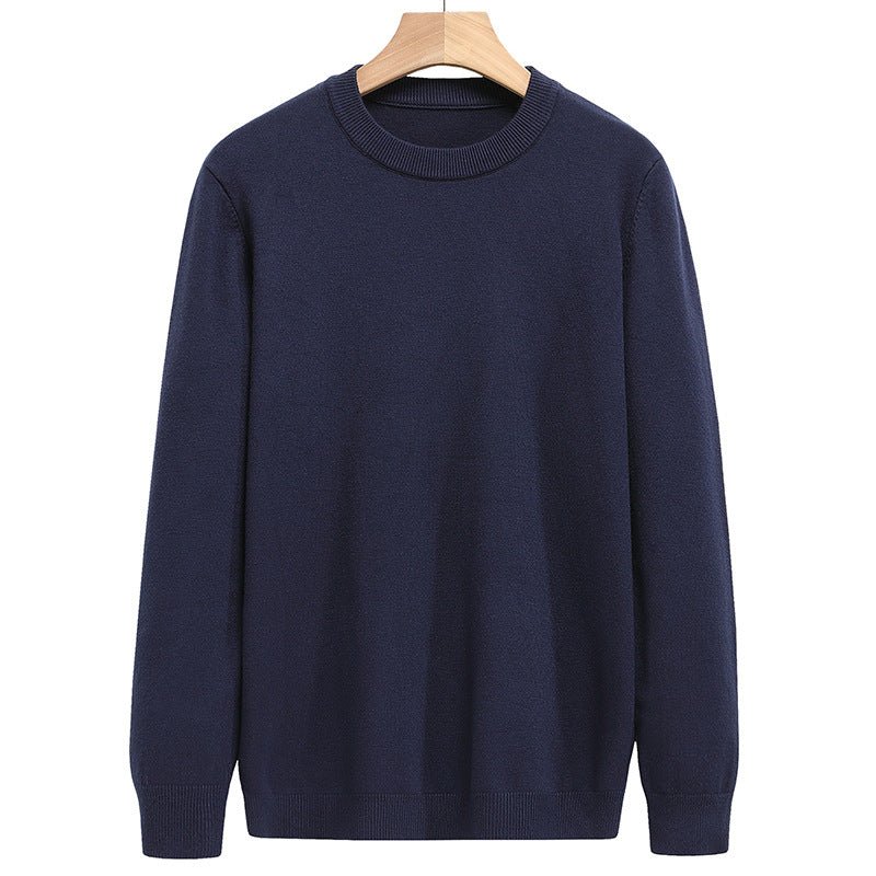 best Round Neck Sweater Solid Color Sweater Knit Sweater Men 0 shop online at M2K Trends for