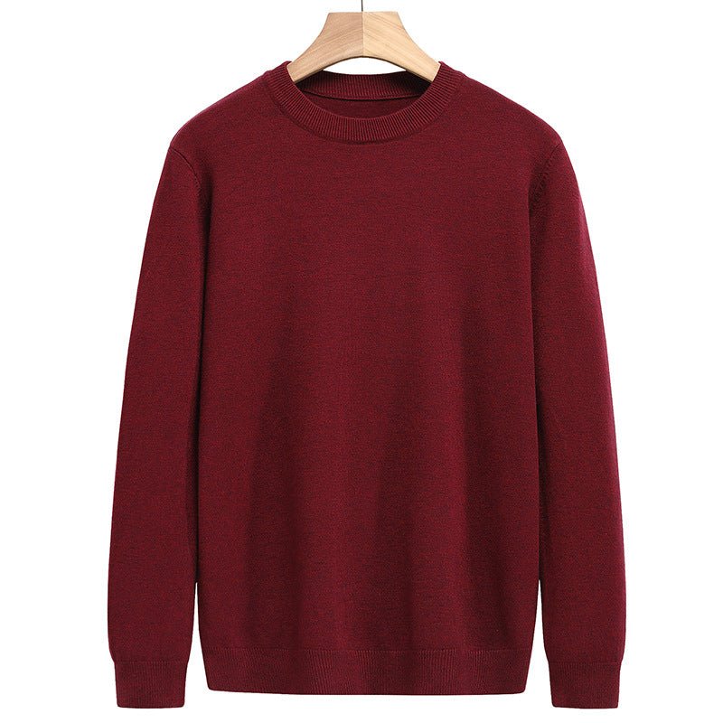 best Round Neck Sweater Solid Color Sweater Knit Sweater Men 0 shop online at M2K Trends for
