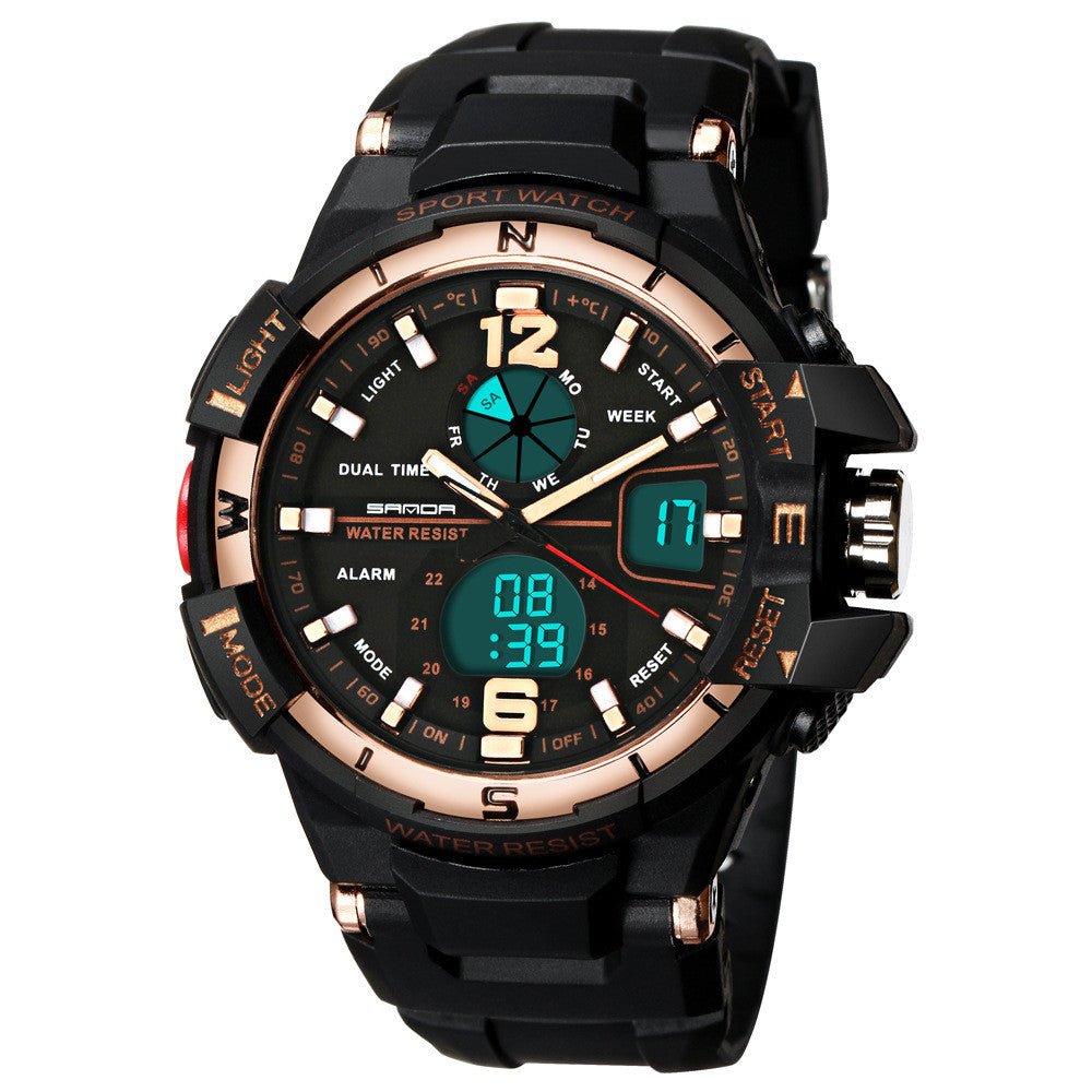 best Sanda outdoor electronic watch Jewelry & Watches shop online at M2K Trends for Black Watch