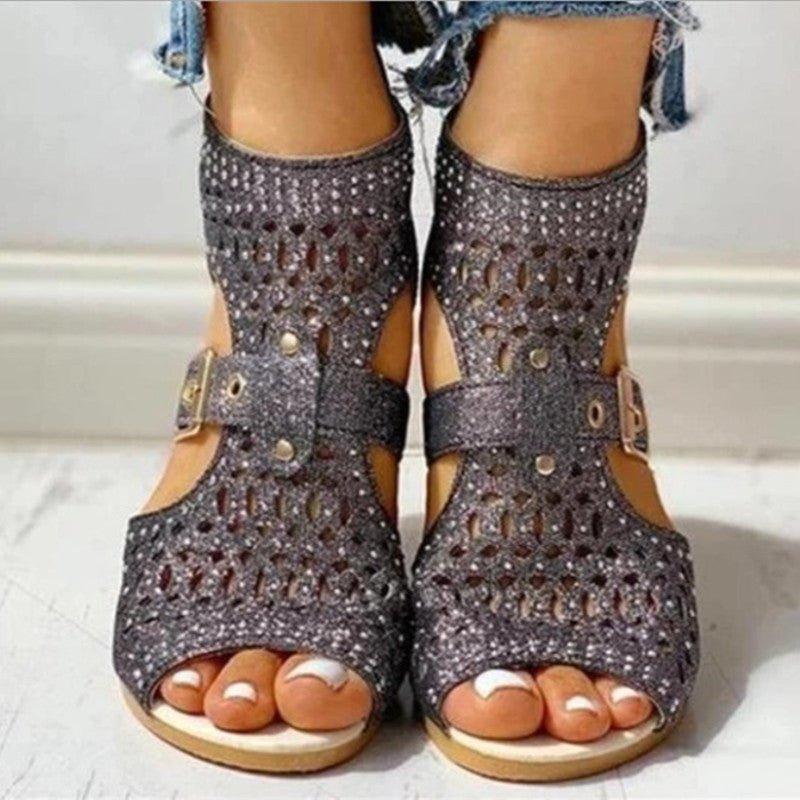 best Sandals Rivet Flat Sandals Women's Shoes sandals shop online at M2K Trends for #CanadaApparel #CanadianDesign