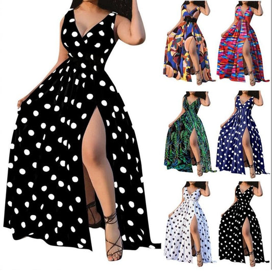 best Sexy Dresses Women Party Ladies Belt Plus Size Forked Club Dresses women dress shop online at M2K Trends for Fashionable plus size dresses for clubs
