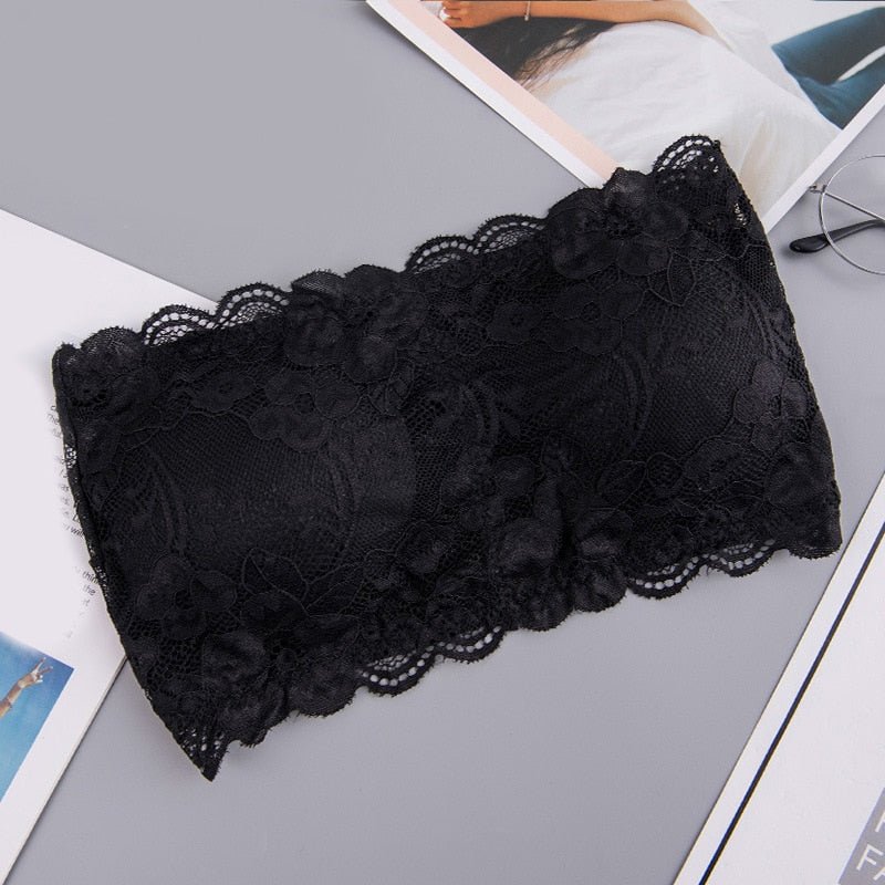 best Sexy Lace Bralette Tube Tops Bandeau Summer Women Lace Bra Tanks Crop Tops Bandeau Girl Underwear Hot Sale 0 shop online at M2K Trends for