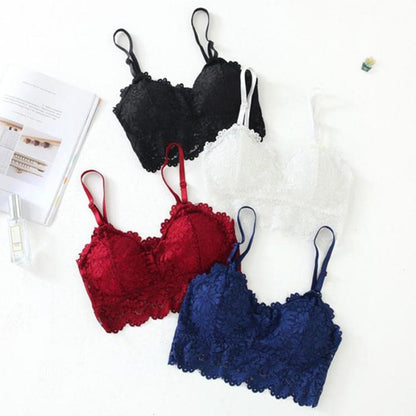 best Sexy Lace Bralette Tube Tops Bandeau Summer Women Lace Bra Tanks Crop Tops Bandeau Girl Underwear Hot Sale 0 shop online at M2K Trends for