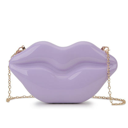 best Sexy Red Lips Design Women Party Clutch Evening Bag Dazzling Female Chain Bag Crossbody Bag Purses and Handbags Pouch Fashion 0 shop online at M2K Trends for