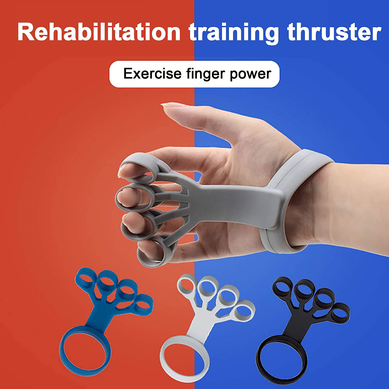 best Silicone Grip Device Finger Exercise Stretcher Arthritis Hand Grip Trainer Strengthen Rehabilitation Training To Relieve Pain 0 shop online at M2K Trends for