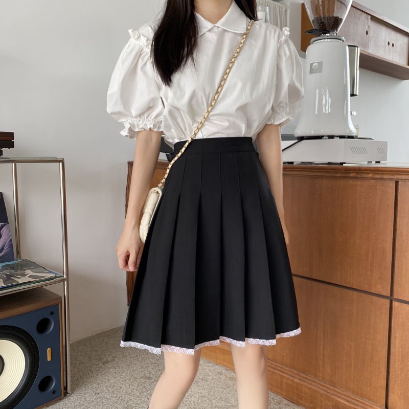 best Skirts Pleated Women High Waist Summer Knee-length Preppy Style Harajuku Y2k Hot Sale Street School Cosplay Casual Female Faldas 0 shop online at M2K Trends for