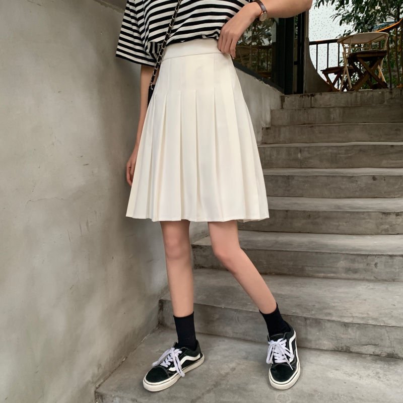 best Skirts Pleated Women High Waist Summer Knee-length Preppy Style Harajuku Y2k Hot Sale Street School Cosplay Casual Female Faldas 0 shop online at M2K Trends for