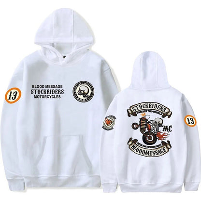 best Skull Stockriders Motorcycle Sweatshirts Hoodie Men/Women skull locomotive Sweatshirt Hoodies Streetwear Harajuku Jacket Coat shop online at M2K Trends for