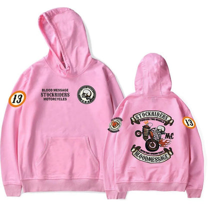 best Skull Stockriders Motorcycle Sweatshirts Hoodie Men/Women skull locomotive Sweatshirt Hoodies Streetwear Harajuku Jacket Coat shop online at M2K Trends for