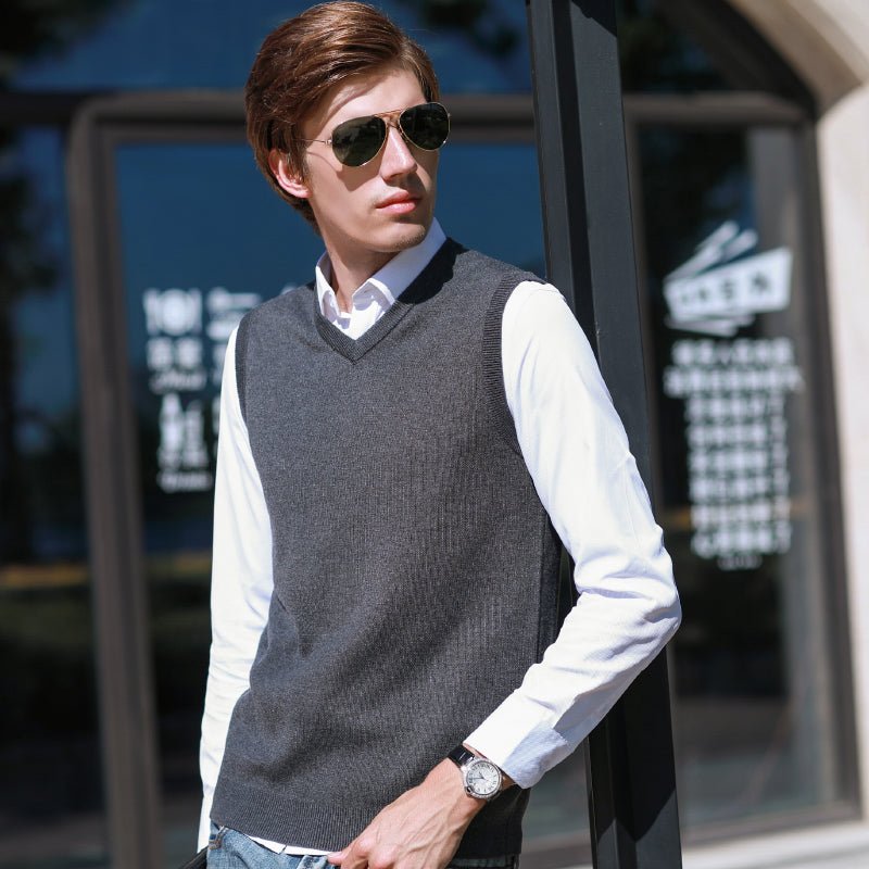 best Sleeveless sweater vest vest sweater men 0 shop online at M2K Trends for