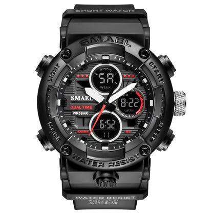 best SMAEL Sport Watch Men Waterproof LED Digital Watches Stopwatch Big Dial Clock For Male 8038 relogio masculino Men Watches Quartz Jewelry & Watches shop online at M2K Trends for Black Watch