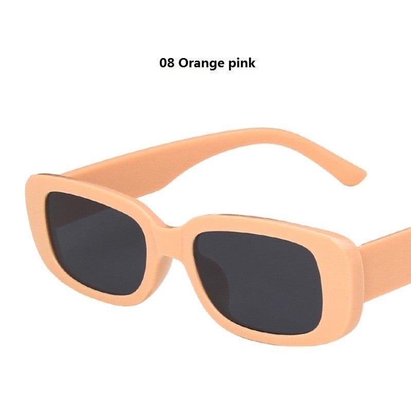 best Small Rectangle Sunglasses Women Oval Vintage Brand Designer Square Sun Glasses For Women Shades Female Eyewear Anti-glare UV400 0 shop online at M2K Trends for