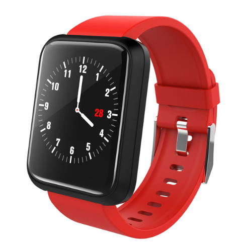 best Smart Bracelet Blood Pressure Heart Rate Sports Bracelet Men And Women Big Color Screen Bluetooth Bracelet Jewelry & Watches shop online at M2K Trends for Black Watch