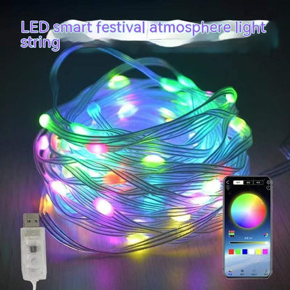 best Smart Point Control Voice Control Lighting Chain Mobile Phone Bluetooth APP Control 0 shop online at M2K Trends for