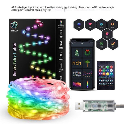 best Smart Point Control Voice Control Lighting Chain Mobile Phone Bluetooth APP Control 0 shop online at M2K Trends for