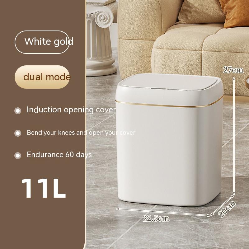 best Smart Trash Can With Lid For Bedroom And Living Room Kitchen Storage Box Trash Can Induction Small Car Box Automatic Smart Dustbin Smart Trash Bin 0 shop online at M2K Trends for smart