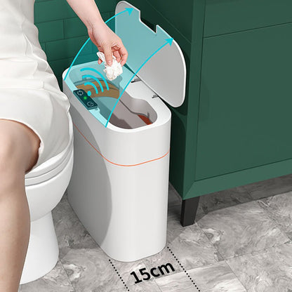 best Smart Trash Can With Lid For Bedroom And Living Room Kitchen Storage Box Trash Can Induction Small Car Box Automatic Smart Dustbin Smart Trash Bin 0 shop online at M2K Trends for smart