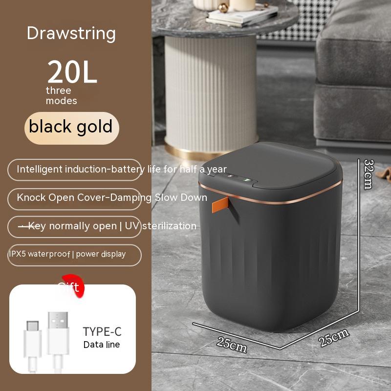 best Smart Trash Can With Lid For Bedroom And Living Room Kitchen Storage Box Trash Can Induction Small Car Box Automatic Smart Dustbin Smart Trash Bin 0 shop online at M2K Trends for smart