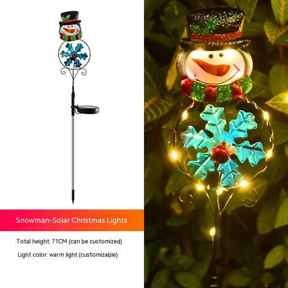 best Solar Christmas Led Snowman Elk Ground Plug Light 0 shop online at M2K Trends for