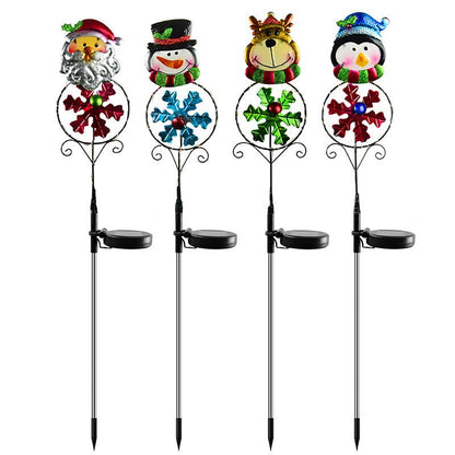 best Solar Christmas Led Snowman Elk Ground Plug Light 0 shop online at M2K Trends for