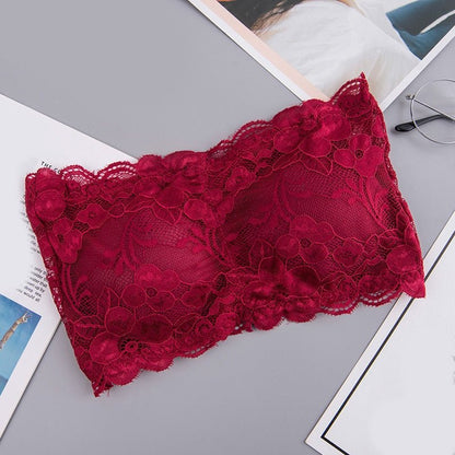 best Spring Summer Women Bra Seamless Tube Top Bra Strapless Bandeau Push up Bra Women's Underwear Basic Stretch Underwear Lingerie 0 shop online at M2K Trends for