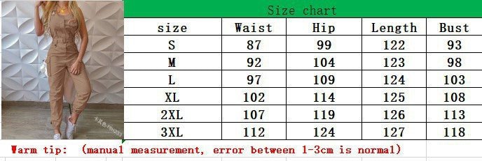 best Strap Jumpsuit Women Loose Dungarees Long Rompers Summer Solid Pockets Cargo Pants Female Casual Work Out Playsuits shop online at M2K Trends for