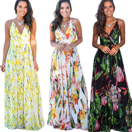 best Strap leak back beach dress dress shop online at M2K Trends for