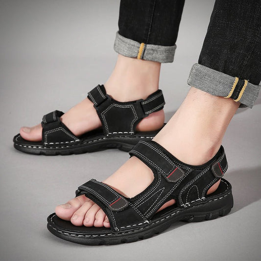 best Summer Sandals Men's Velcro Sandals And Slippers 0 shop online at M2K Trends for