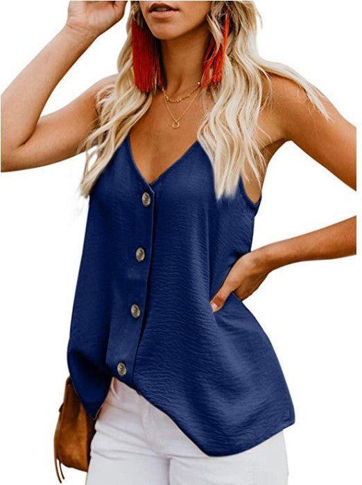 best Summer Sexy Thin Shoulder Strap Top Women New Casual Top Clothing shop online at M2K Trends for women top