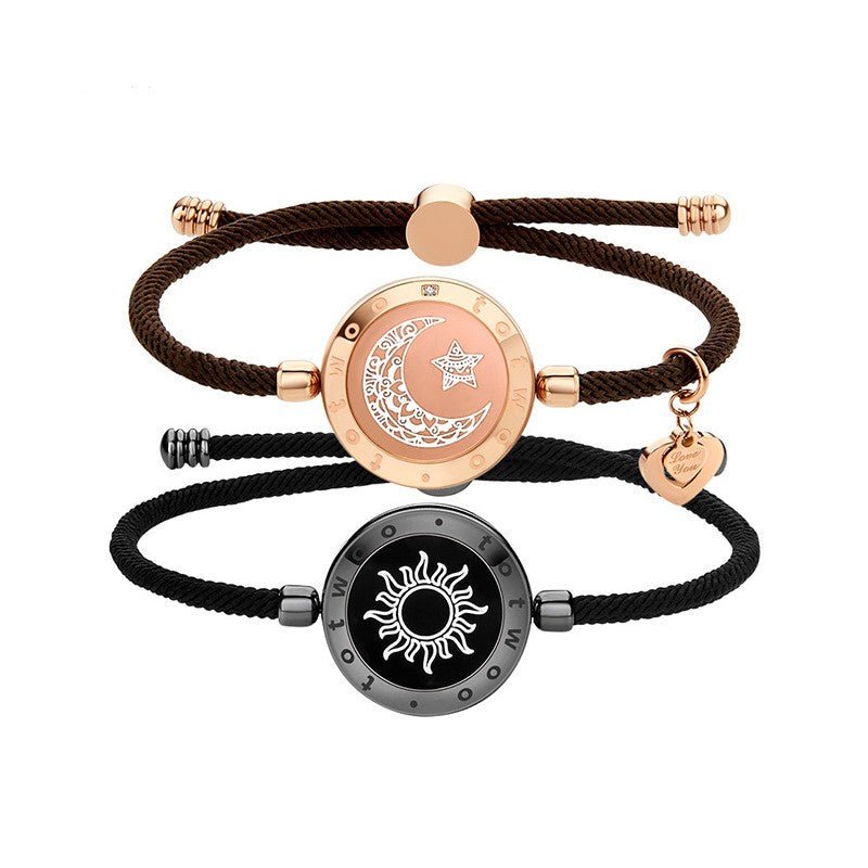 best Sun-Moon Smart Sensing Couple Bracelet Sun-Moon Smart Sensing Couple Bracelet shop online at M2K Trends for gift